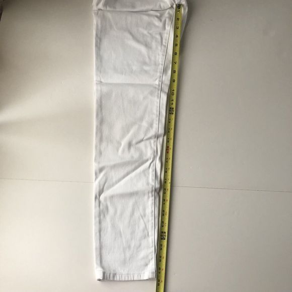 NWT MICHAEL KORS Selma Skinny High Rise Slim White  Jeans Size 4 Women - Picture 15 of 16